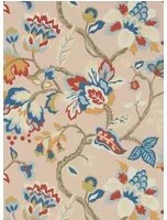 Sanderson Carta da parati Amanpuri - Salmon/ Dove Blue