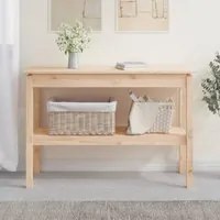 Tavolo Consolle 110x40x75 cm in Legno Massello di Pino 814299