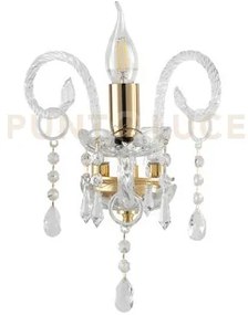 Maria teresa applique mt/1 pastorale 1 luce attacco e14 l.27cm