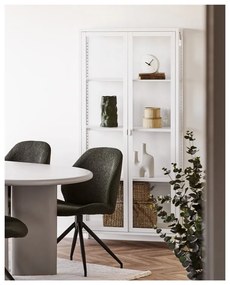 Vaso verde in ceramica (altezza totale 25,5 cm) Lika – House Nordic