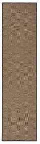Pedata in iuta per scale in colore nero-naturale 60x600 cm Diamond - Flair Rugs