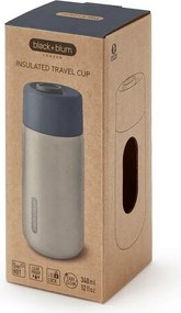 Tazza termica argentata in acciaio inox 340 ml – Black + Blum