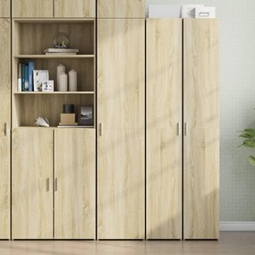 Credenza Rovere Sonoma 40x42,5x185 Cm İn Legno Multistrato /
