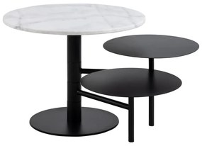 Tavolino rotondo bianco ø 60 cm Lahti - Actona