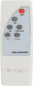 Lampada solare LED da esterno 10W 3,2V IP65 4000K con sensore e telecomando