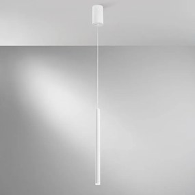 Lampadario LED moderno Pype bianco Ø2.5cm, luce con 3 temperature di colore, LUCE AMBIENTE DESIGN