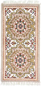 Agra Tappeto orientale 30x60 Beige (Indian) Annodato A Mano