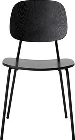 Sedia da pranzo nera Monza - Bloomingville