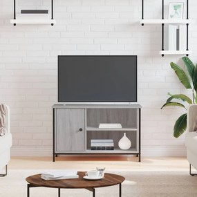 Mobile Porta Tv Grigio Sonoma 80x40x50 Cm İn Legno Multistrato /