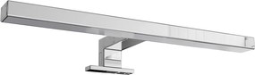 Lampada LED da Specchio 30cm Cromata 4W - Doppia Installazione Colore Bianco Caldo 3.000K