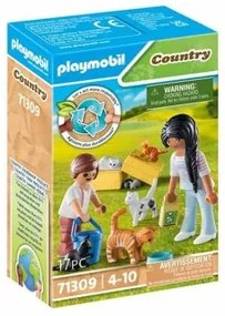 Playset Playmobil Country Gatti 17 Pezzi