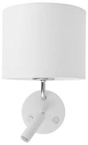 Lampada LED flessibile RICHI 1xE27/15W/230V + LED/3W/230V bianco