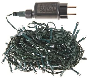 Catena di Natale LED da esterno 100xLED/8 funzioni 13m IP44 bianco giorno