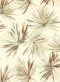 Harlequin Carta da parati Aucuba - Bronze/ Sediment/ Pearl