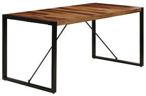 Tavolo da Pranzo 160x80x75 cm in Legno Massello di Sheesham