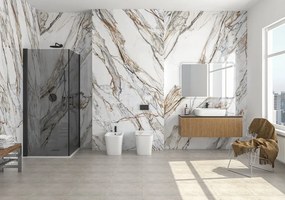 Box doccia 80x80 doppio battente vetro fumé altezza 200h | KS2800AF - KAMALU