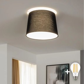Brilagi - Plafoniera LED CERIA 1xE27/40W/230V Ø 30 cm nero