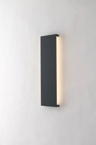 Applique LED moderno da esterno Ribbon grigio IP65, 1600 lumen, INTEC