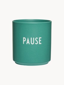 Tazza con scritta Favourite PAUSE