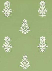 Sanderson Carta da parati Dabu - Botany Green