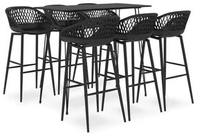 Set Da Bar 7 Pz Nero /