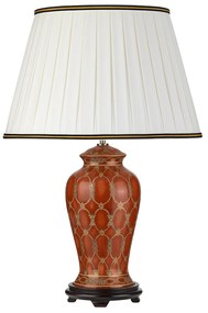 Lampada Da Scrivania Contemporanea Datai Porcellana Terracotta 1 Luce E27