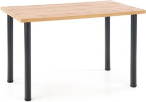 Tavolo Modex 2 in rovere/nero - L120 x L68 x H75