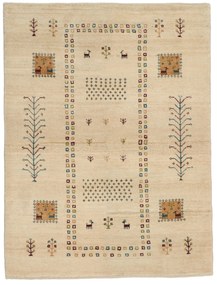 Gabbeh Tappeto 140x110 (Iran) Annodato A Mano
