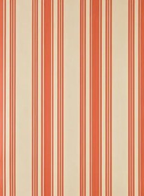 Farrow & Ball Carta da parati Tented Stripe - String/ Red
