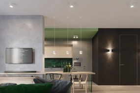 Plafoniera da Soffitto in Alluminio ORBIS 1 GU10 Bianca da Interno