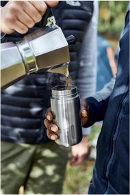 Tazza termica argentata in acciaio inox 340 ml – Black + Blum