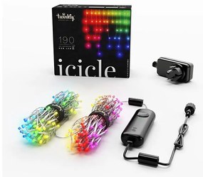 Twinkly TWI190STP-TEU - LED RGB Tenda natalizia per esterni 190xLED 11,5m IP44 Wi-Fi