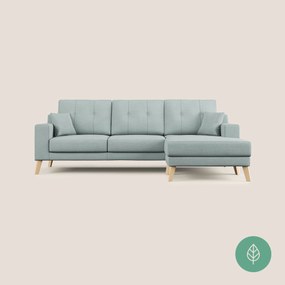 Danish divano angolare reversibile in tessuto ecosostenibile