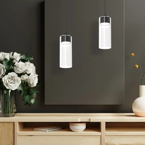 Lampadario a sospensione con filo CLARISSA 1xGX53/12W/230V nero