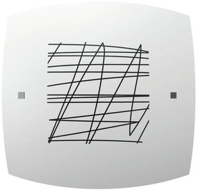 Plafoniera neoclassico Draft bianco IP20, 3XE27