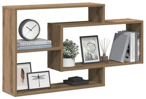 Scaffale A Parete Rovere Artigianale 104x20x58,5 Cm Truciolato /