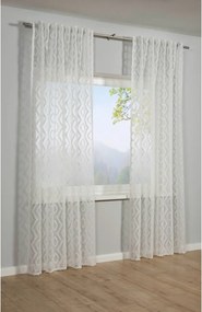 Tenda sottile bianca 140x245 cm Diamant Scherli – Sehlbach