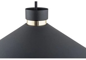 Argon 4695 - Lampadario su corda NASHVILLE 1xE27/15W/230V nero