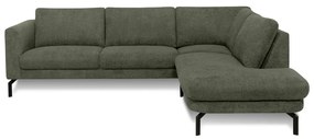 Divano angolare verde scuro (angolo destro) Gomero - Scandic