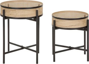 Set di tavolini rotondi 2 pz ø 40 cm Fuji – Mauro Ferretti