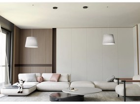 Sospensione 1 Luce Iside Con Paralume Grigio