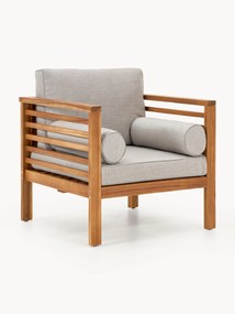 Poltrona lounge da giardino in legno d'acacia Bo