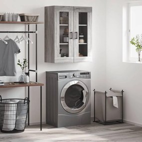 Mobile A Parete Grigio Sonoma 69,5x34x90 Cm /