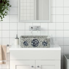 Lavabo Appoggio Multicolore Rettangolare 46x35,5x13 Cm Ceramica /
