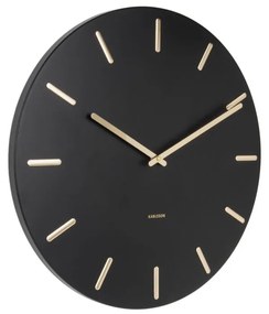 Orologio da parete nero Charm - Karlsson