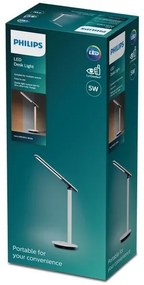 Philips - Lampada da tavolo Touch a LED IVORY LED/5W/5V 2700/3600/5000K CRI 90