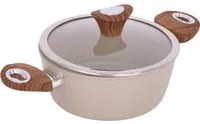 Casseruola 20 cm taupe Kolors con coperchio
