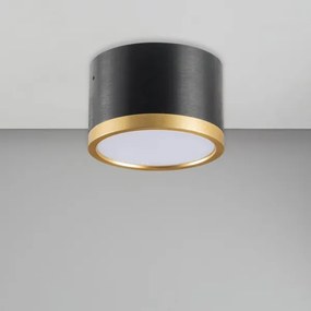 Plafoniera LED MIRELLA 1xGX53/6W/230V nero/oro