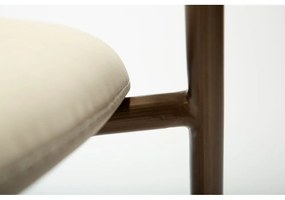 Sedia da pranzo avorio in similpelle Zone – DAN-FORM Denmark