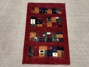 Loribaft Tappeto 90x130 (Iran) Annodato A Mano
